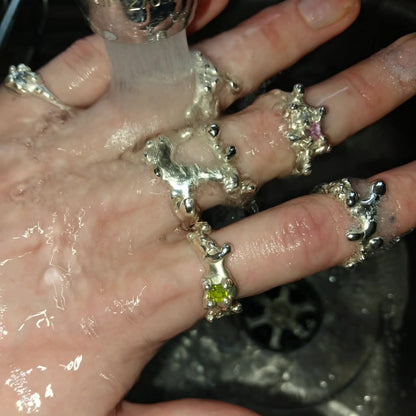 ORGANIC RING MAKING WORKSHOP WITH GEMSTONES
